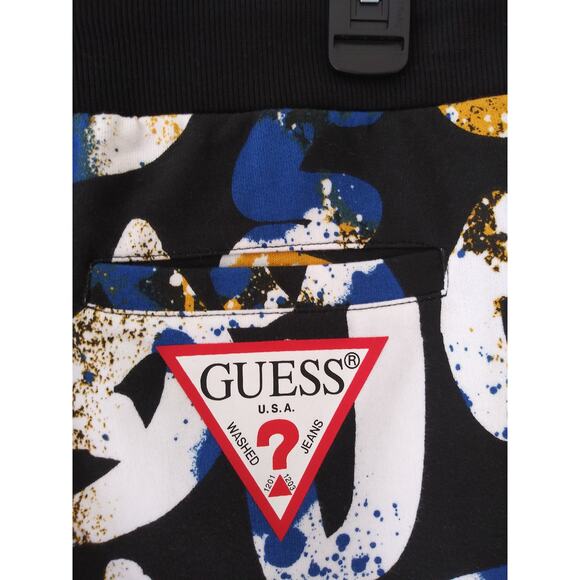 NWT Guess Boy's Shorts Rebel Graffiti Multi 14 - Picture 6 of 11
